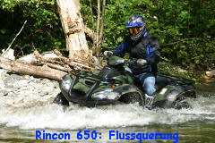 Rincon 650: Flussquerung